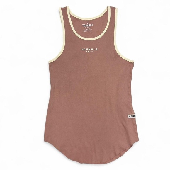 YoungLA Tank Top Men's Ribbed M Muscle Gym Lifting Workout - Picture 1 of 5